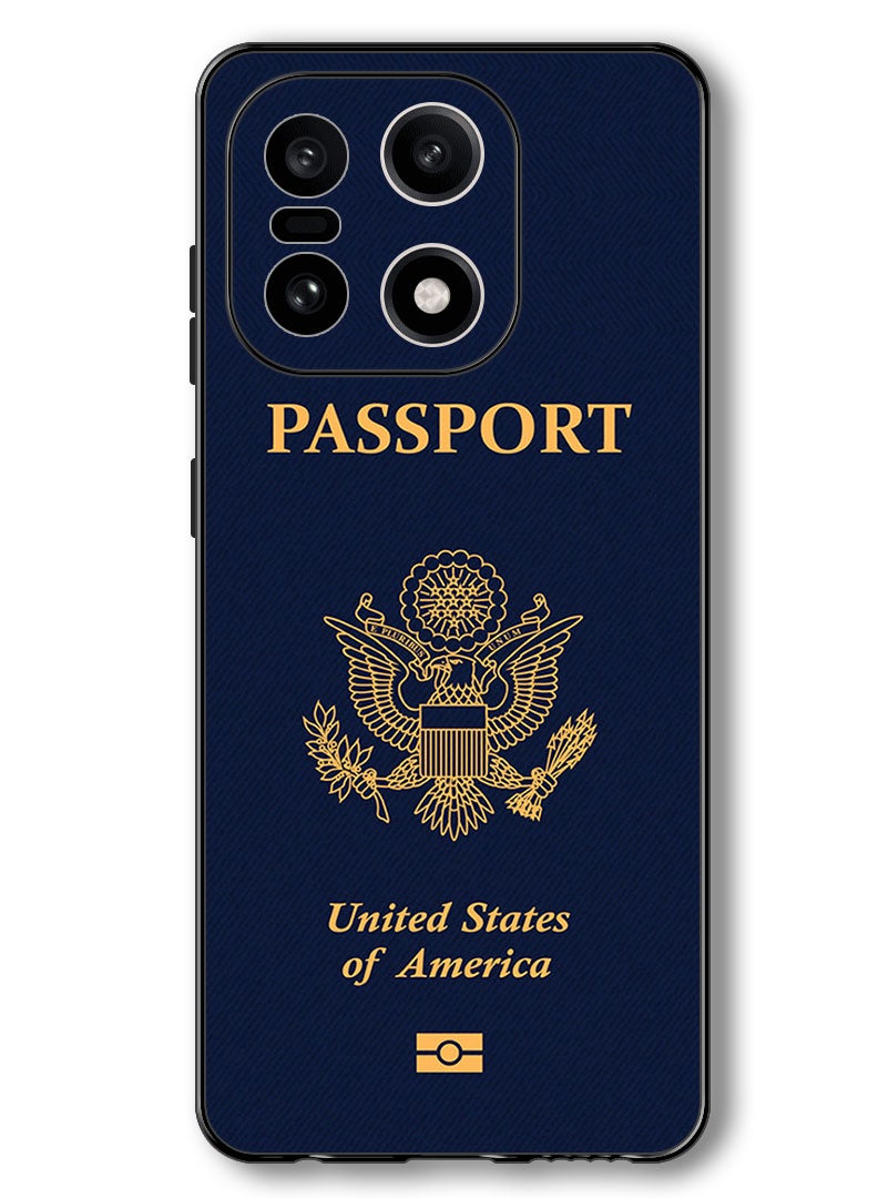 Theodor Case Compatible with OnePlus 15 6.78 Inch Protection Shockproof Bumper Cover Usa Passport - Image 1